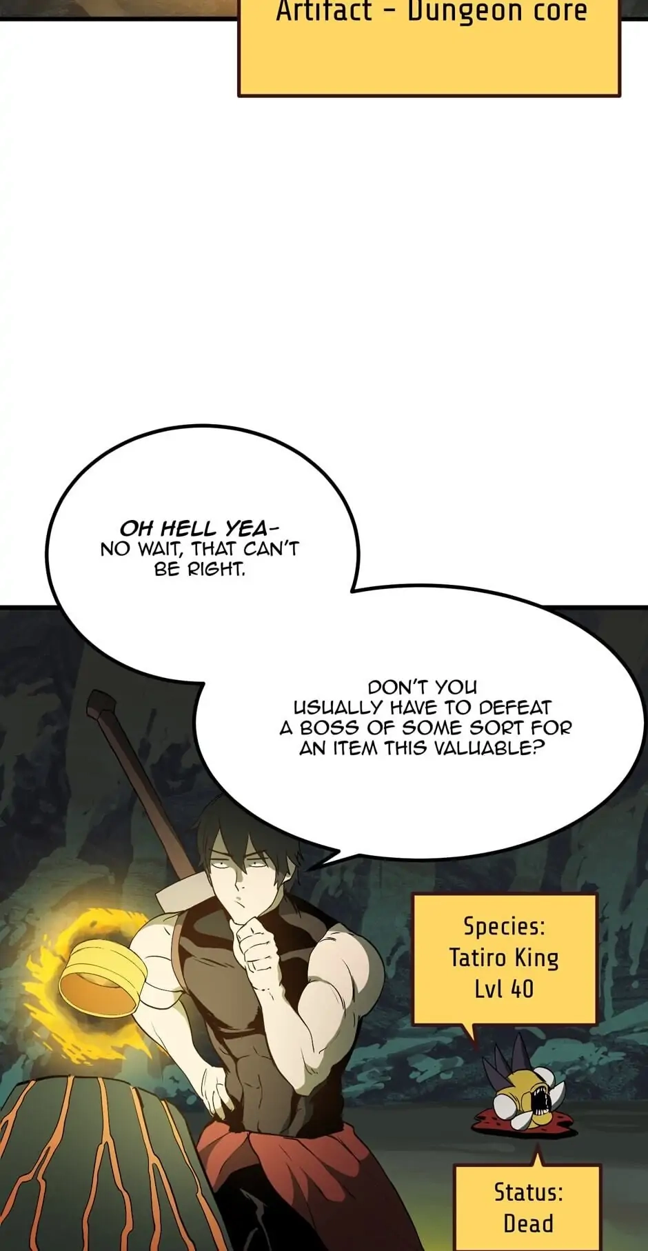 Survival Story of a Sword King in a Fantasy World Chapter 8, page 88 of 97