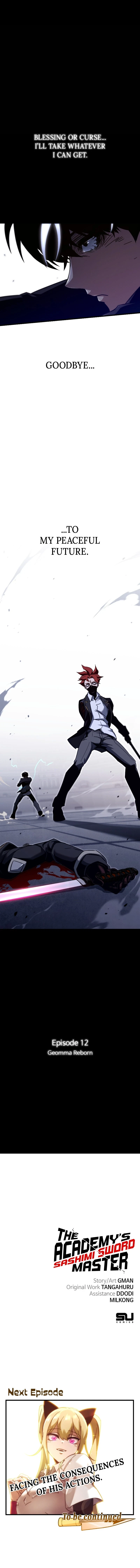 The Academy’s Sashimi Sword Master Chapter 12, page 19 of 19