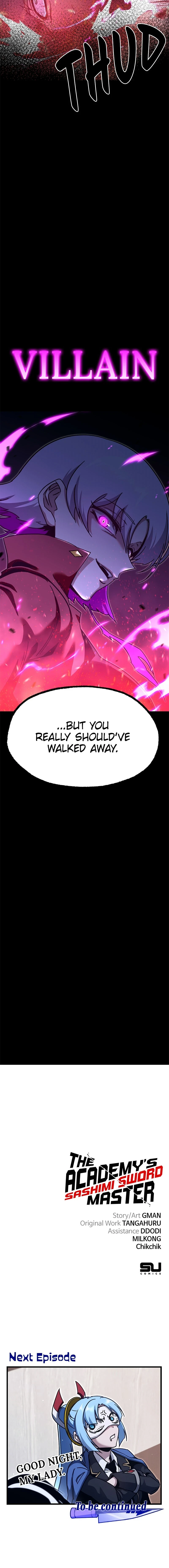 The Academy’s Sashimi Sword Master Chapter 34, page 15 of 15