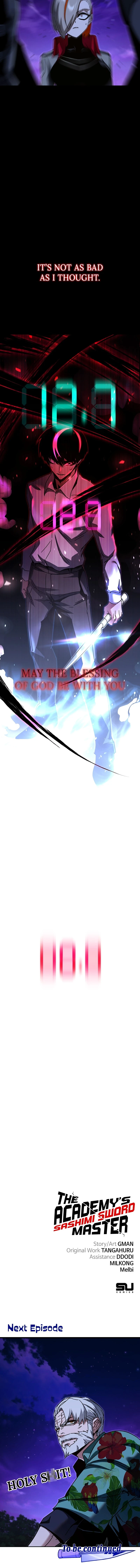The Academy’s Sashimi Sword Master Chapter 44, page 15 of 15