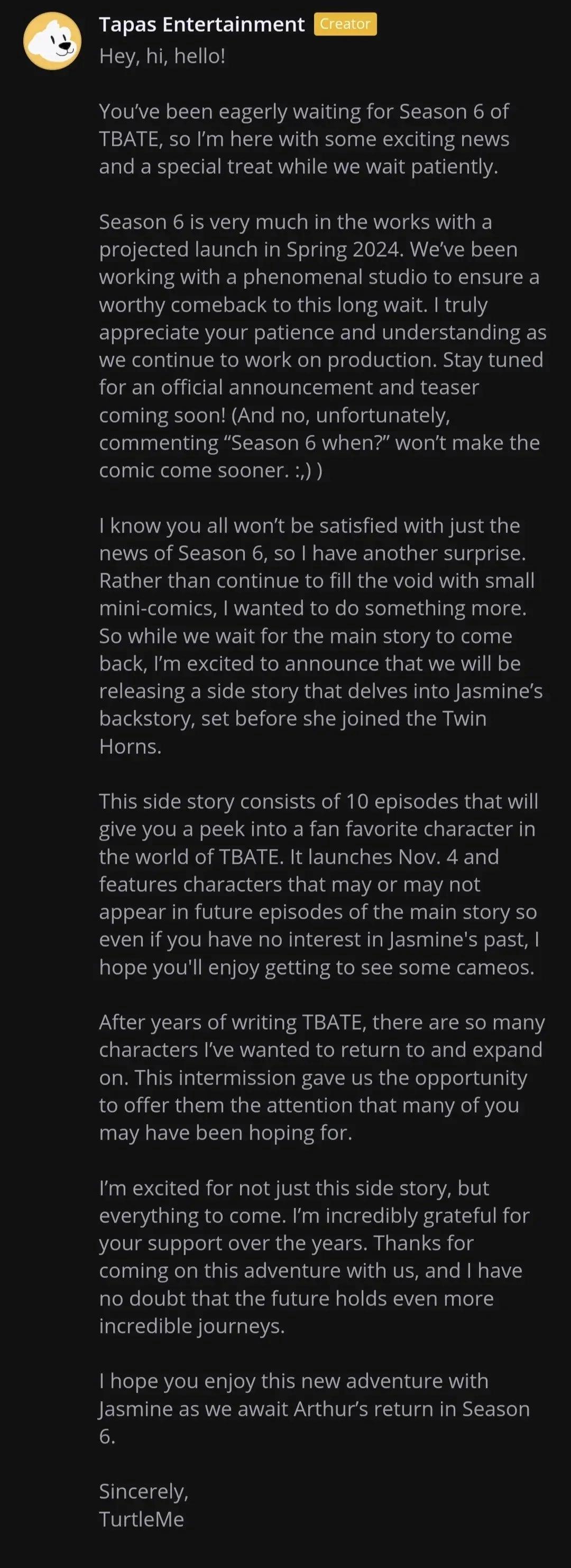 The Beginning After the End Chapter 175.5, page 7 of 7