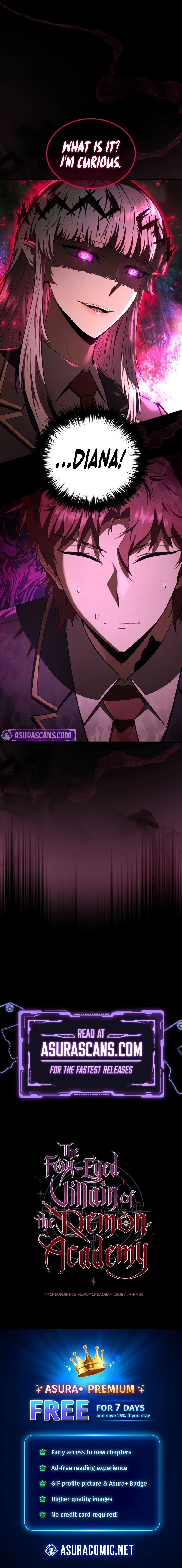 The Fox-Eyed Villain of the Demon Academy Chapter 35, page 14 of 14