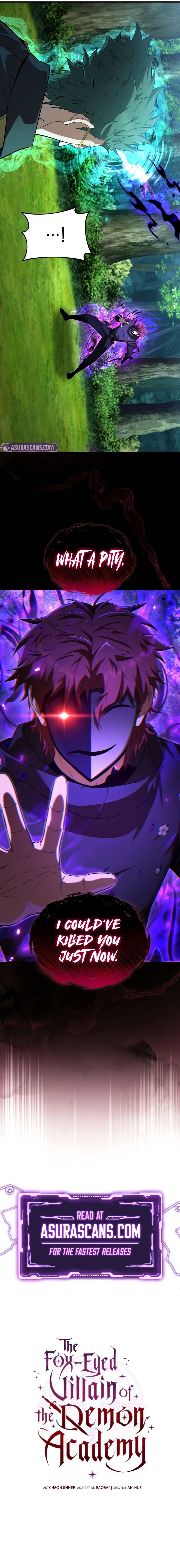 The Fox-Eyed Villain of the Demon Academy Chapter 43, page 13 of 13