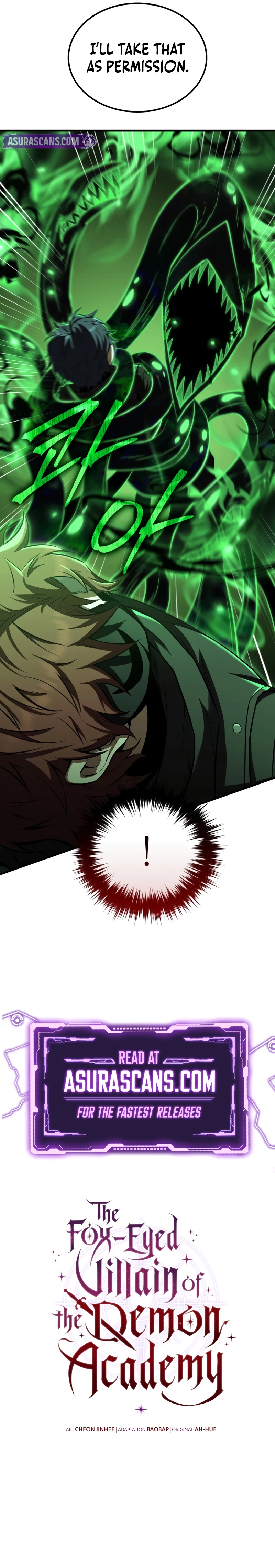 The Fox-Eyed Villain of the Demon Academy Chapter 50, page 12 of 12