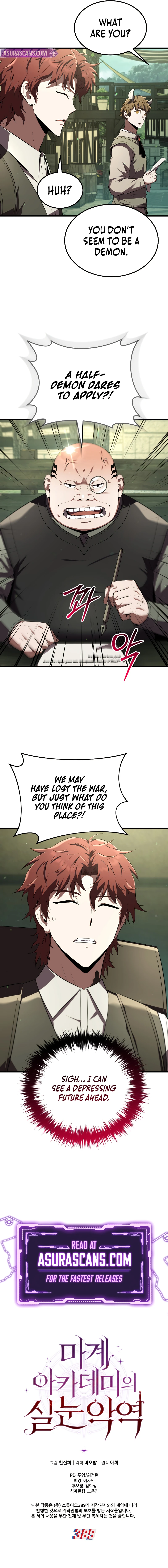 The Fox-Eyed Villain of the Demon Academy Chapter 8, page 12 of 12