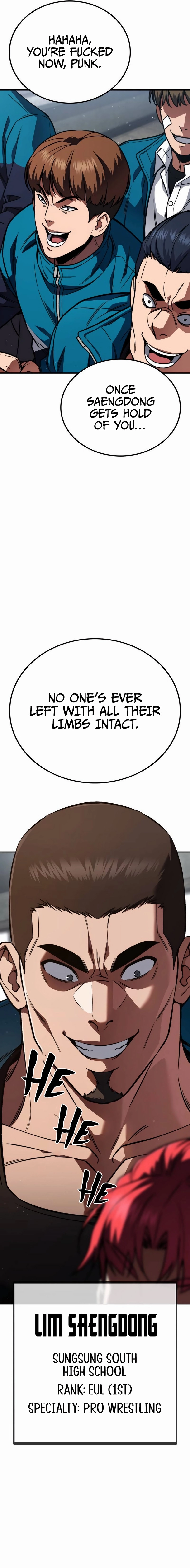 The Hero Defeats the Bullies Chapter 3, page 14 of 42