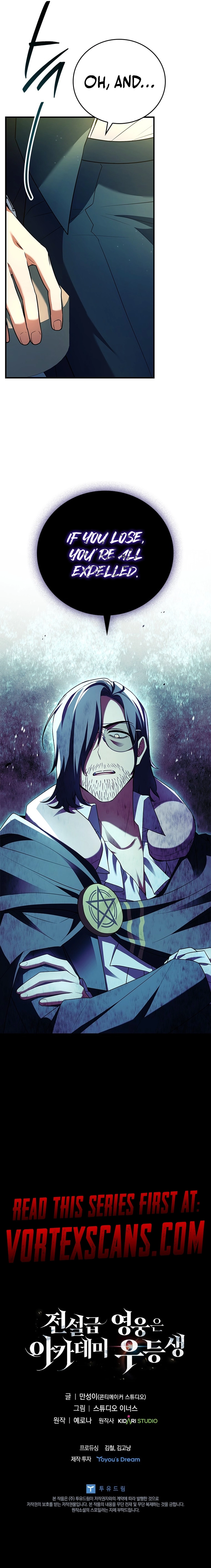 The Legendary Hero is an Academy Honors Student Chapter 16, page 32 of 32