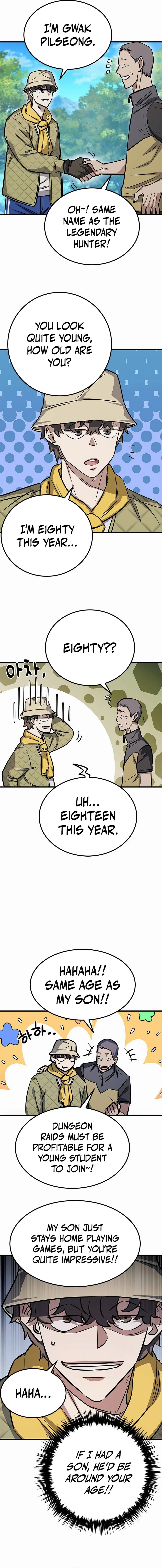 The legendary hunter becomes young again Chapter 3, page 13 of 22