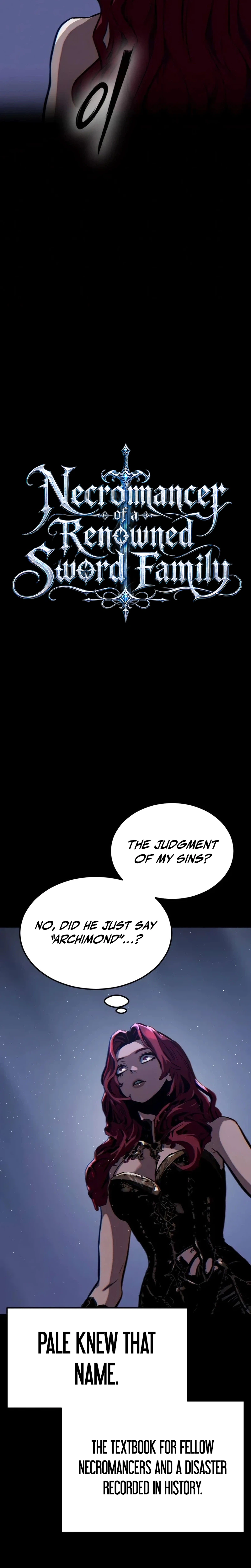 The Necromancer of a Renowned Sword Family Chapter 12, page 8 of 58