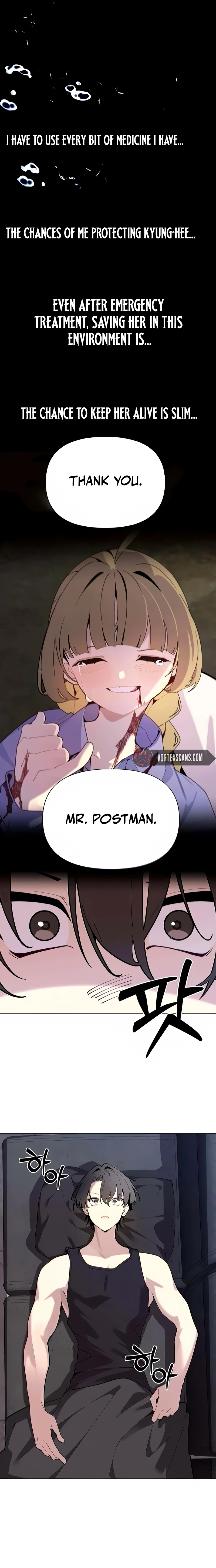 The Postman of the Apocalypse Chapter 5, page 13 of 17