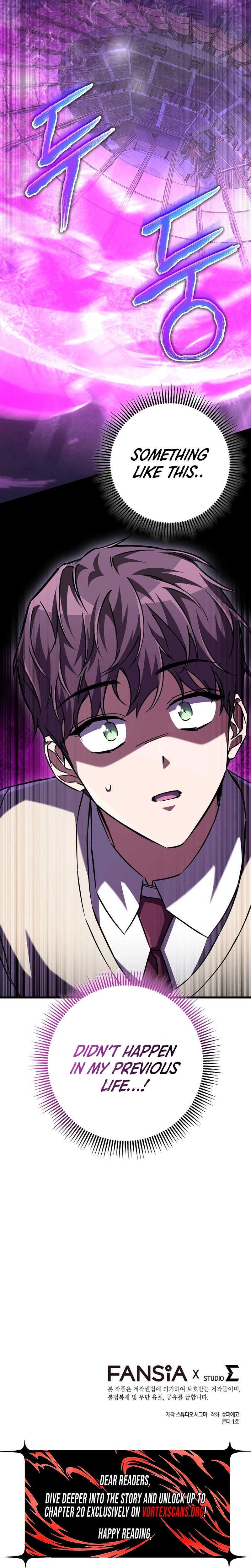 The Regressed Extra Becomes a Genius Chapter 18, page 20 of 20