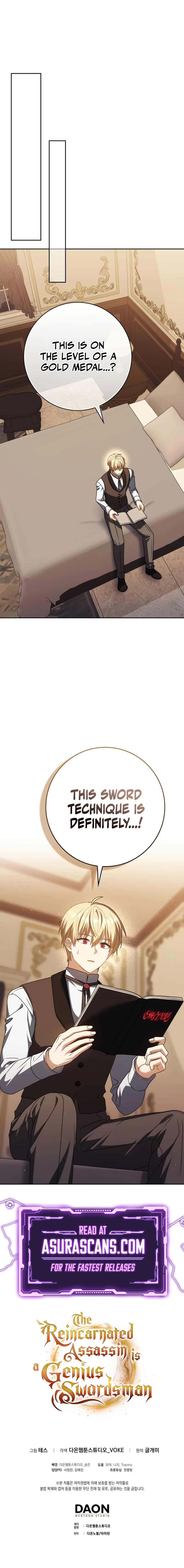The Reincarnated Assassin is a Genius Swordsman Chapter 56, page 15 of 15