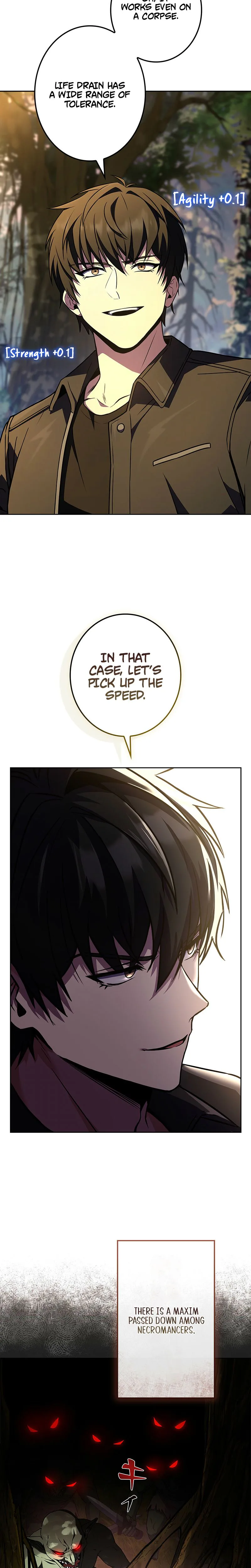 The Saint Levels Up Through Necromancy Chapter 3, page 29 of 43