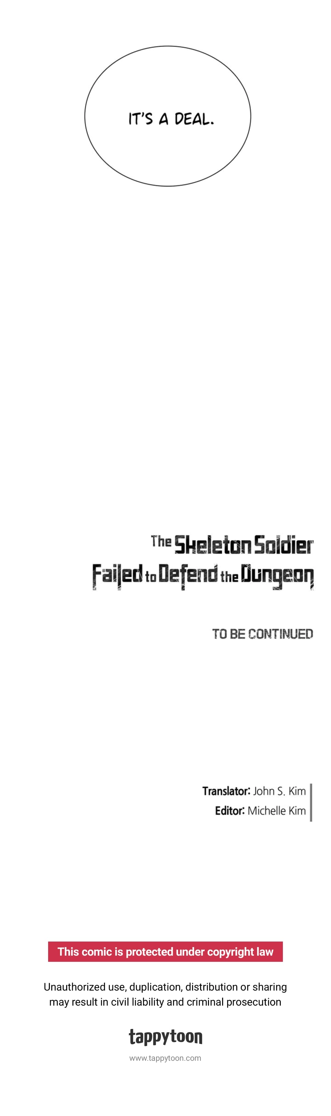 The Skeleton Soldier Failed to Defend the Dungeon Chapter 7, page 44 of 44