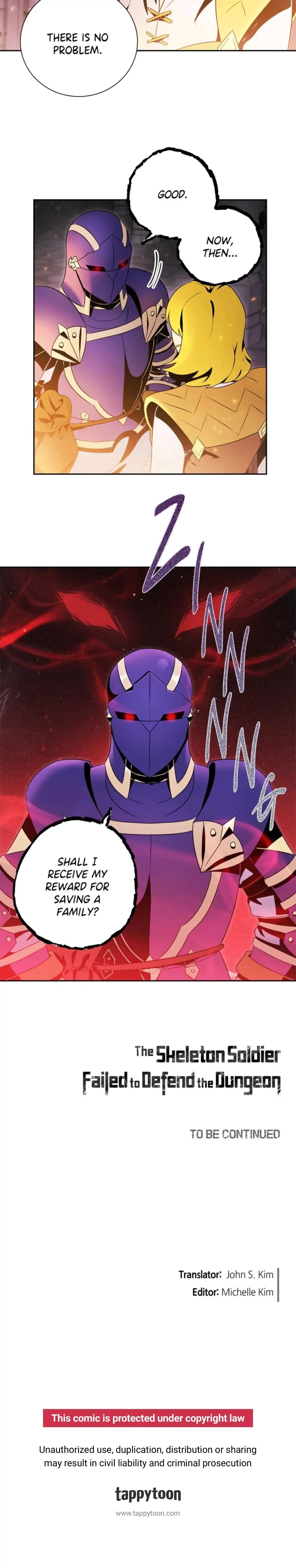 The Skeleton Soldier Failed to Defend the Dungeon Chapter 73, page 33 of 34