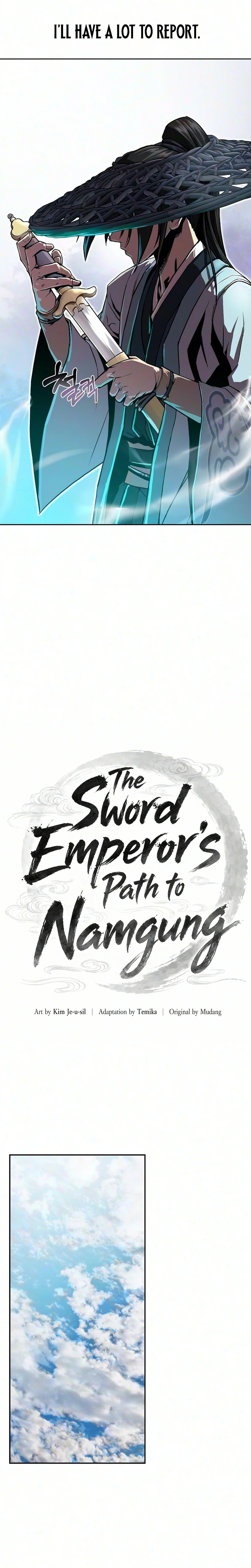 The Sword Emperor’s Path to Namgung Chapter 11, page 6 of 37