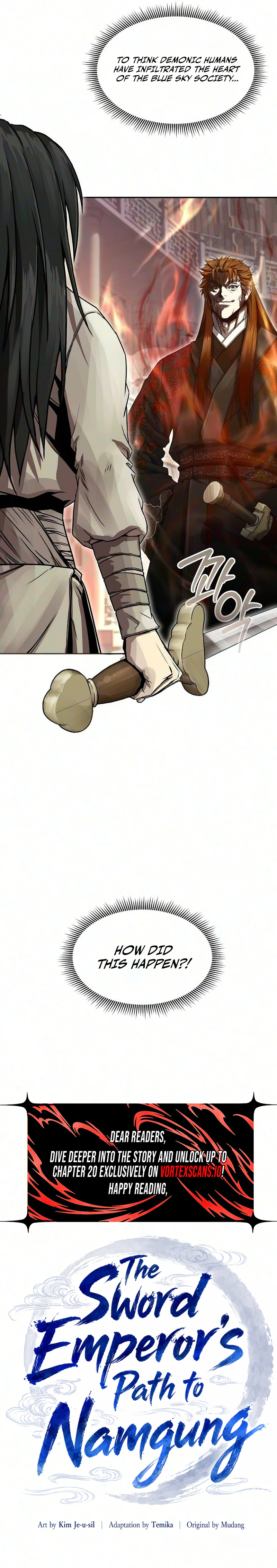 The Sword Emperor’s Path to Namgung Chapter 5, page 37 of 37