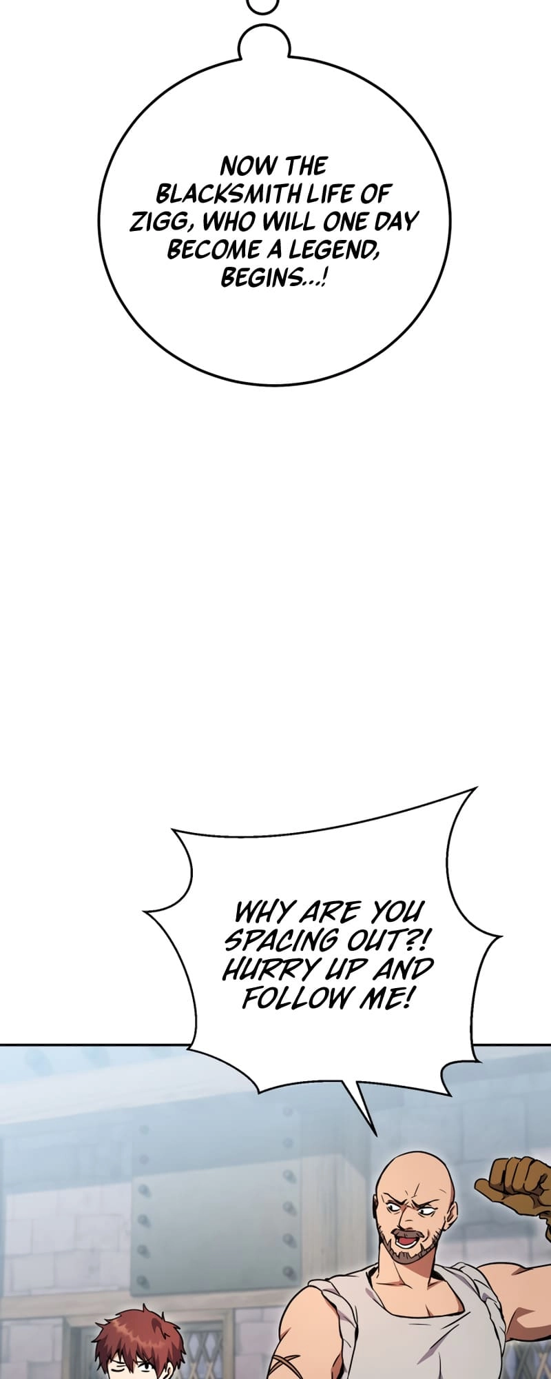 Zig the Blacksmith Chapter 3, page 19 of 90